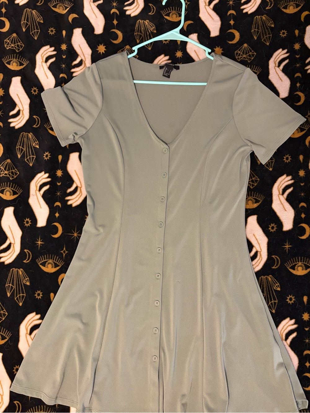 Forever 21 Olive Green Slip Top